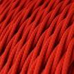 Textilkabel, feuerrot glänzend - Das Original von Creative-Cables - TM09 geflochten 2x0.75mm / 3x0.75mm