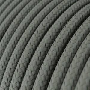 Textilkabel, rauchgrau glänzend - Das Original von Creative-Cables - RM03 rund 2x0,75mm / 3x0,75mm