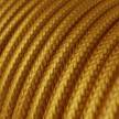 Textilkabel, goldfarben glänzend - Das Original von Creative-Cables - RM05 rund 2x0,75mm / 3x0,75mm