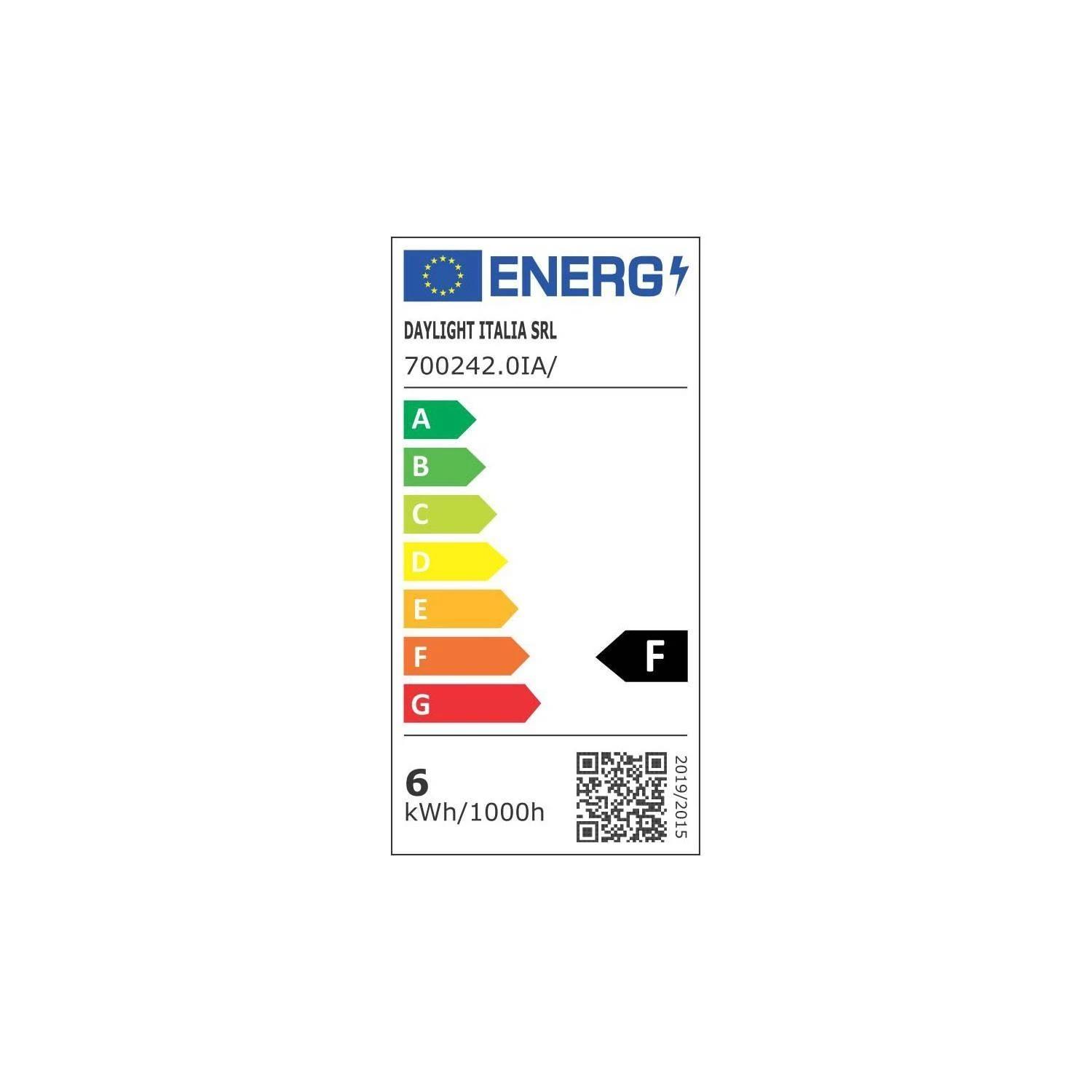 LED-Glühbirne Creta mit Porzellan-Effekt 6W 540Lm E27 2700K Dimmbar