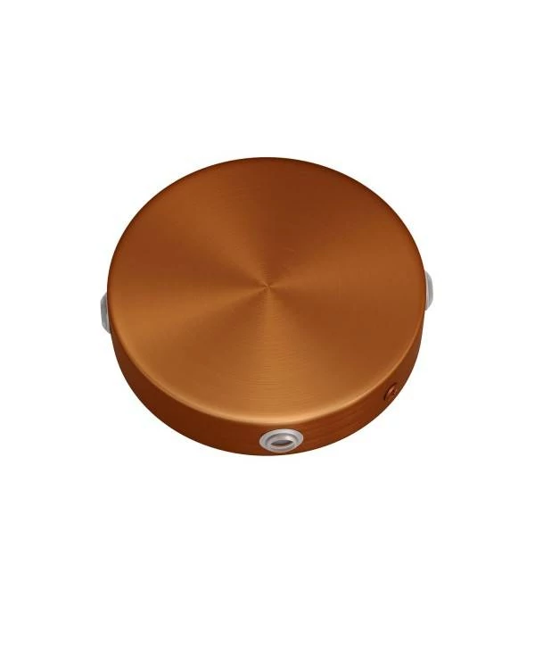 Mini zylindrischer Lampenbaldachin Kit aus Metall mit 4 Seitenlöchern (Anschlusssystem)