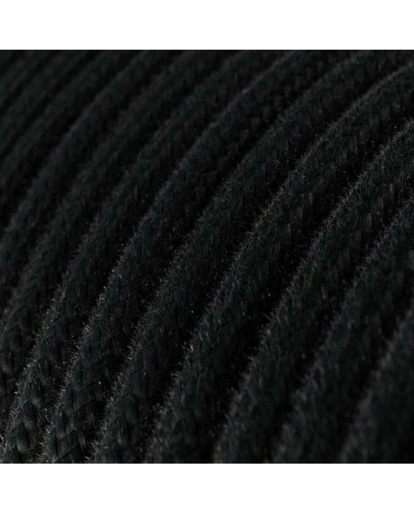 Spostaluce, die Metall-Lichtquelle mit E27 Gewindelampenfassung, Textilkabel und seitlichen Löchern