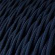 Textilkabel, tiefblau glänzend - Das Original von Creative-Cables - TM20 geflochten 2x0.75mm / 3x0.75mm