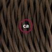 Zuleitung für Tischleuchten TC13 Braun Baumwolle 1,80 m. Wählen Sie aus drei Farben bei Schalter und Stecke.