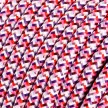Textilkabel, fuchsienrosa-bunt gemustert glänzend, Pixel - Das Original von Creative-Cables - RX00 rund 2x0.75mm / 3x0.75mm