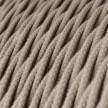 Textilkabel, taubengrau, aus Baumwolle - Das Original von Creative-Cables - TC43 geflochten 2x0,75mm / 3x0,75mm