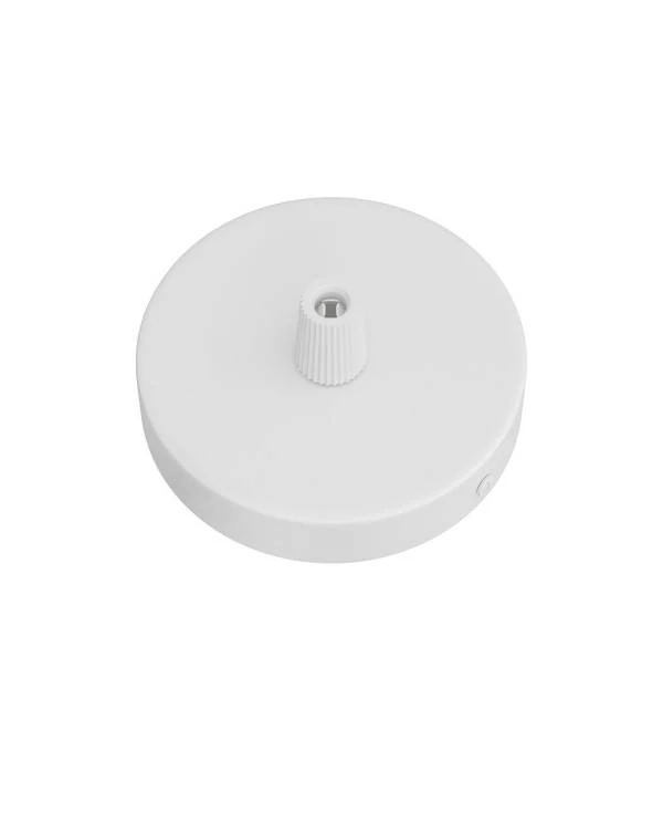 Kit runder Mini Lampenbaldachin aus Metall mit 1 zentralen Bohrung