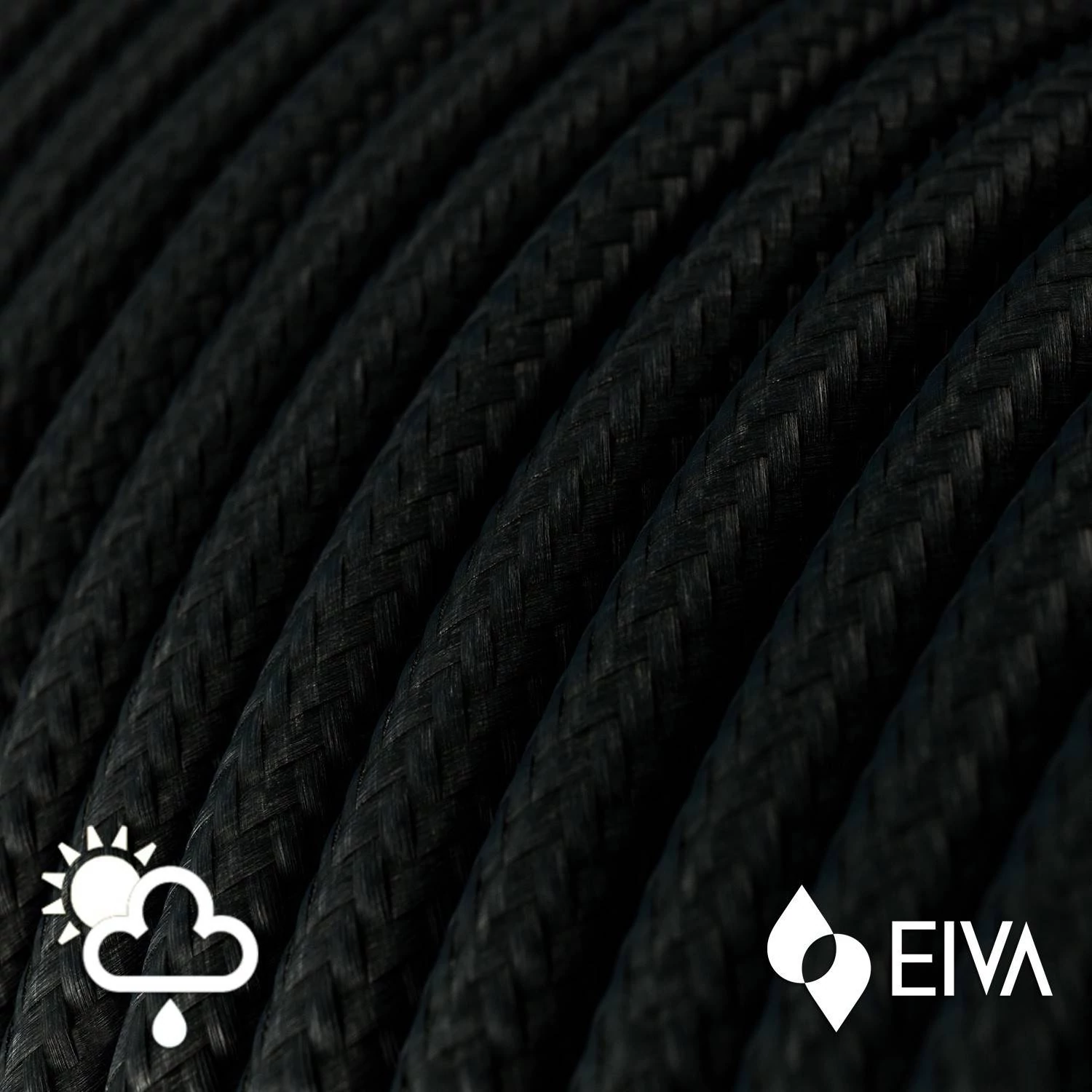 Snake Eiva, tragbare Außenleuchte, 5m Textilkabel, wasserdichte IP65 Lampenfassung und Stecker