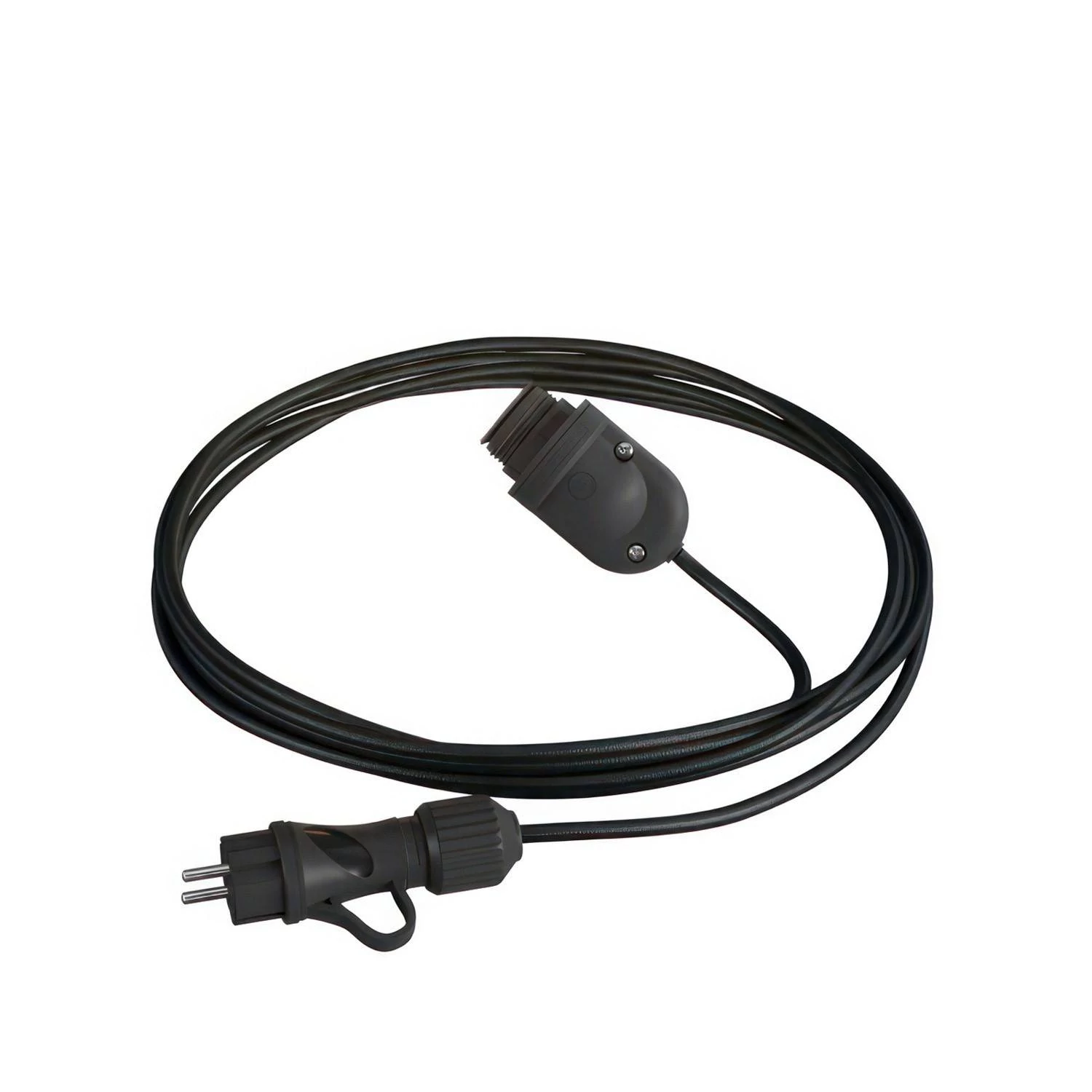 Snake Eiva, tragbare Außenleuchte, 5m Textilkabel, wasserdichte IP65 Lampenfassung und Stecker