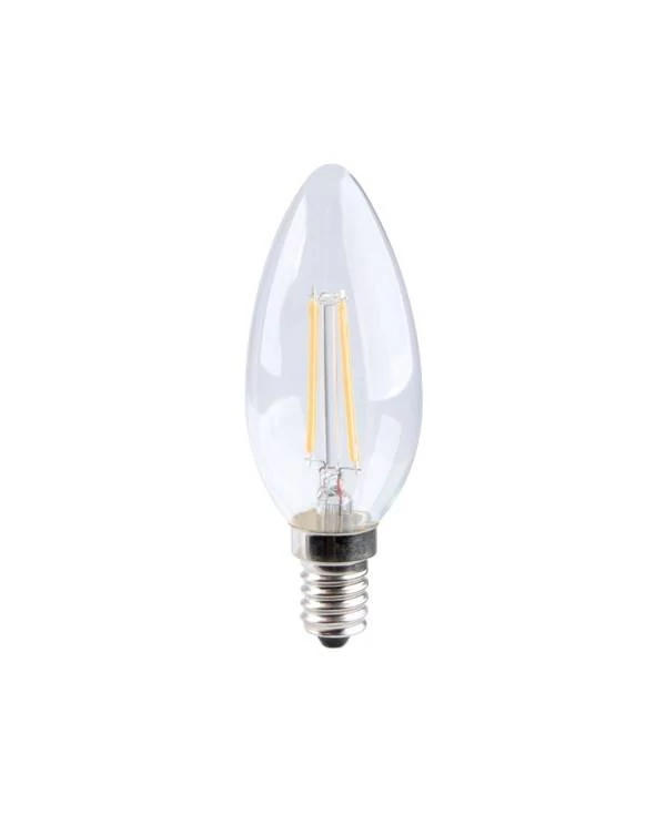 Filament LED-Glühbirne Olive, Klar 6W 806Lm E14 2700K