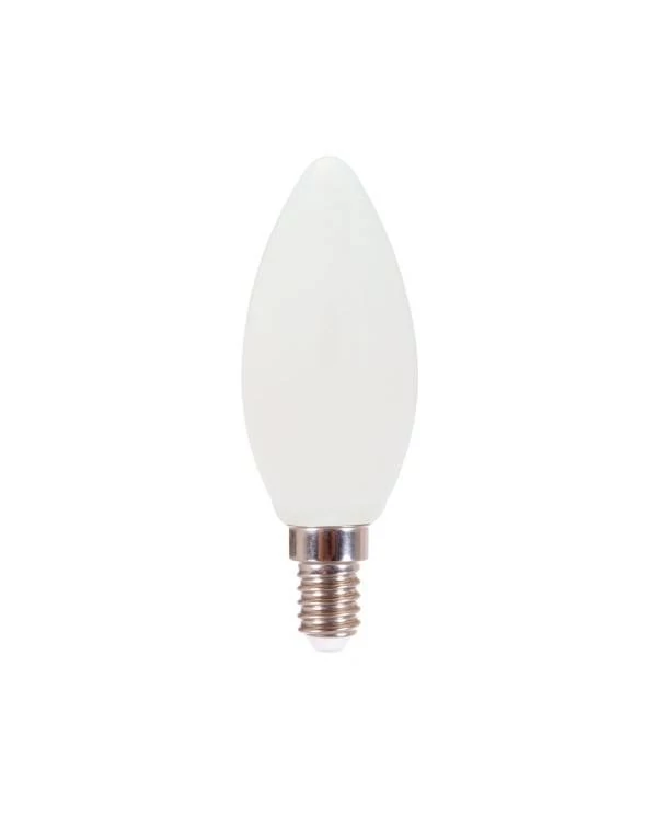 Filament LED-Glühbirne Olive, Milky 6W 806Lm E14 2700K