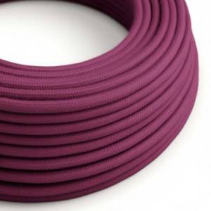 Textilkabel, burgunderrot, aus Baumwolle - Das Original von Creative-Cables - RC32 rund 2x0,75mm / 3x0,75mm