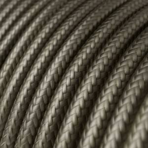Textilkabel, dunkelgrau gänzend - Das Original von Creative-Cables - RM26 rund 2x0.75mm / 3x0.75mm