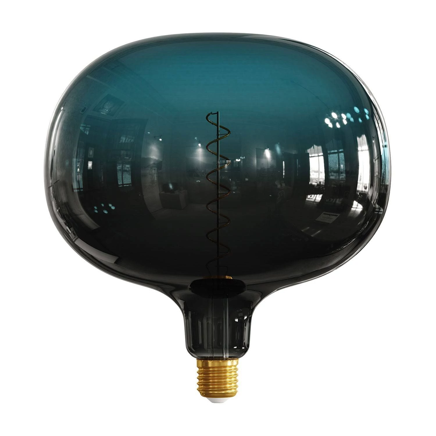 LED-Glühbirne XXL Cobble Abenddämmerung (Dusk) Spiral-Filament 5W 90Lm E27 2500K Dimmbar
