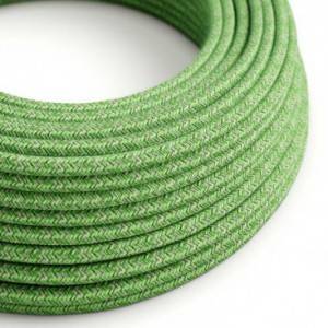 Textilkabel, pistaziengrün, aus Baumwolle - Das Original von Creative-Cables - RX08 rund 2x0,75mm / 3x0,75mm