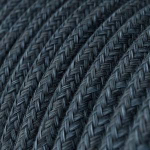 Textilkabel, mirage-blau, aus Baumwolle - Das Original von Creative-Cables - RX10 rund 2x0.75mm / 3x0.75mm