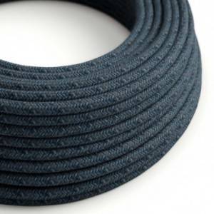 Textilkabel, mirage-blau, aus Baumwolle - Das Original von Creative-Cables - RX10 rund 2x0.75mm / 3x0.75mm