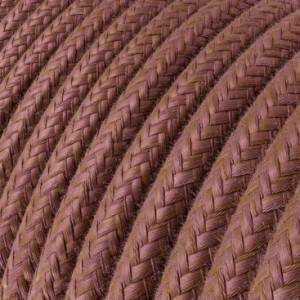 Textilkabel, Marsala, aus Baumwolle - Das Original von Creative-Cables - RX11 rund 2x0,75mm / 3x0,75mm