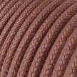 Textilkabel, Marsala, aus Baumwolle - Das Original von Creative-Cables - RX11 rund 2x0,75mm / 3x0,75mm
