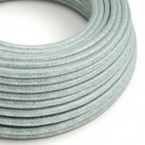 Textilkabel, dunstblau, aus Baumwolle - Das Original von Creative-Cables - RX12 rund 2x0.75mm / 3x0.75mm