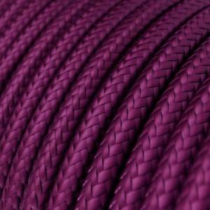 Textilkabel, ultraviolett glänzend - Das Original von Creative-Cables - RM35 rund 3x0,75mm
