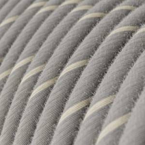 Textilkabel, Zabaione, aus Baumwolle und Leinen Vertigo - Das Original von Creative-Cables - ERD22 rund 2x0.75mm / 3x0.75mm