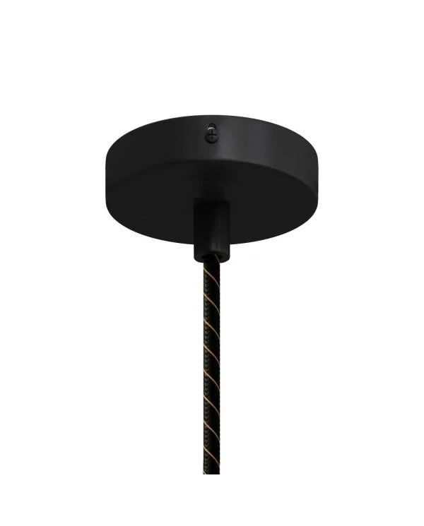 Einfach-Pendelleuchte mit Mini Strahler Spotlight GU1d0