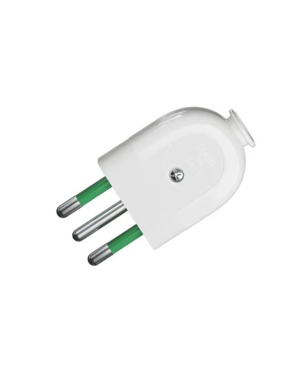 Stecker 2-polig + Schutzleiter 10 A  - IMQ