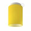 Fermaluce Color mit zylindrischem Lampenschirm, Wand- und Deckenmontage