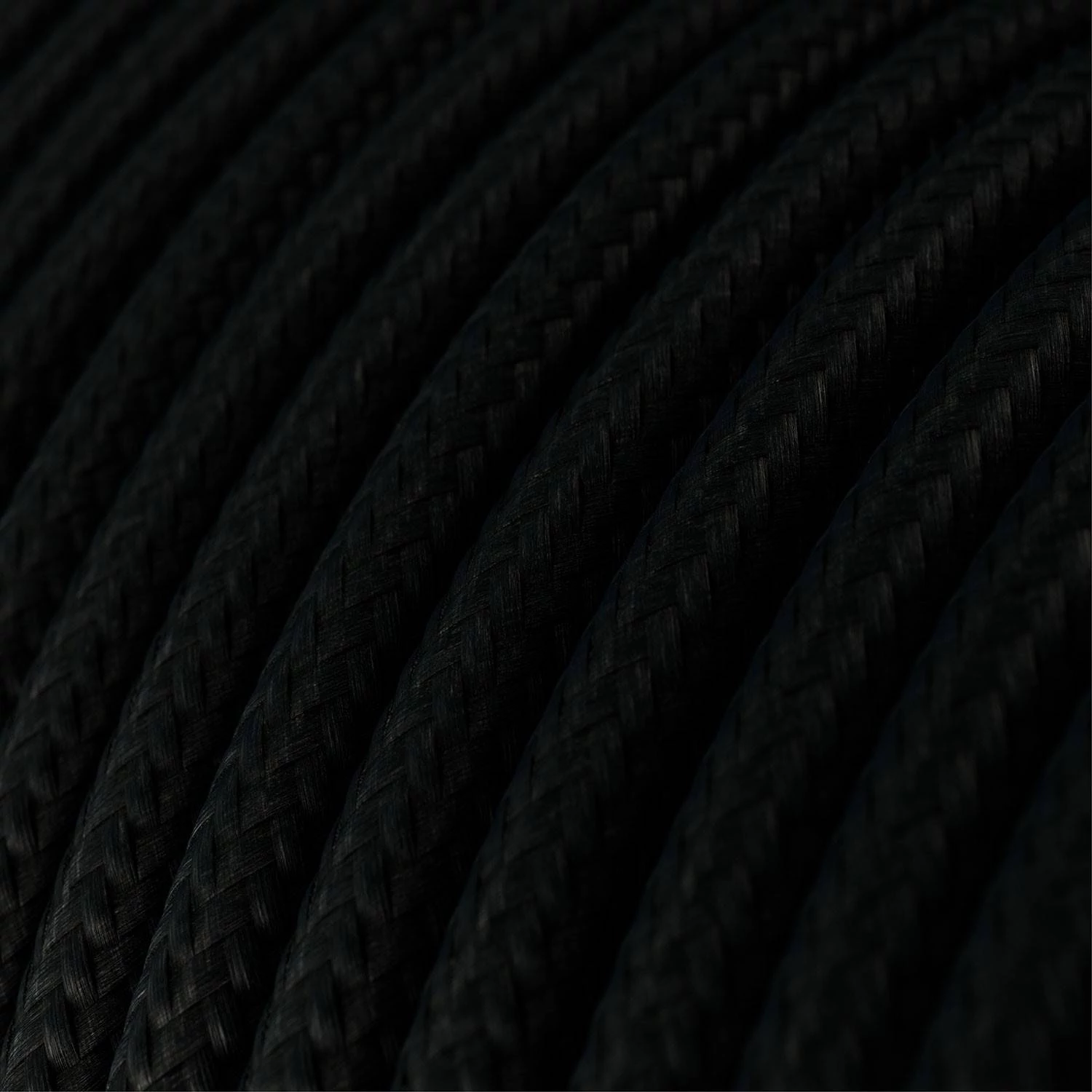 Lampenschirm Cablò in schwarz, 100 cm