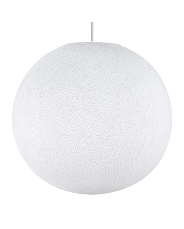 Lampenschirm aus Garn Modell Sfera Light, handgefertigt