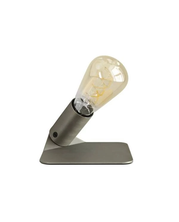 SI! 5V Tischleuchte mit ST64 Glühbirne und Metallsockel