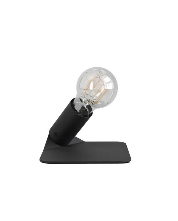 SI! 5V Tischleuchte mit A60 Glühbirne und Metallsockel