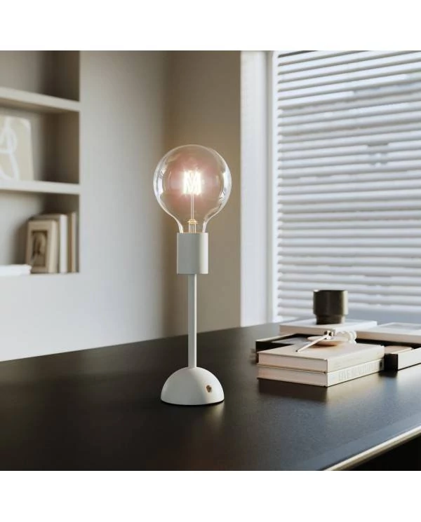 Tragbare, wiederaufladbare Leuchte Cabless02 mit Globe Glühbirne G125