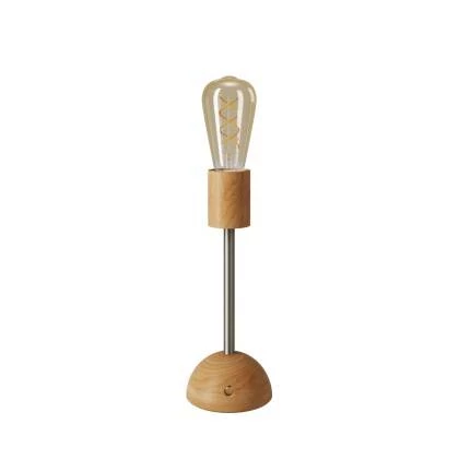 Tragbare, wiederaufladbare Leuchte Cabless02 mit goldfarbener Edison Glühbirne - Neutral