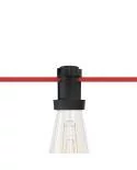 E27 thermoplastische Fassung schwarz für Lumet Lichterketten
