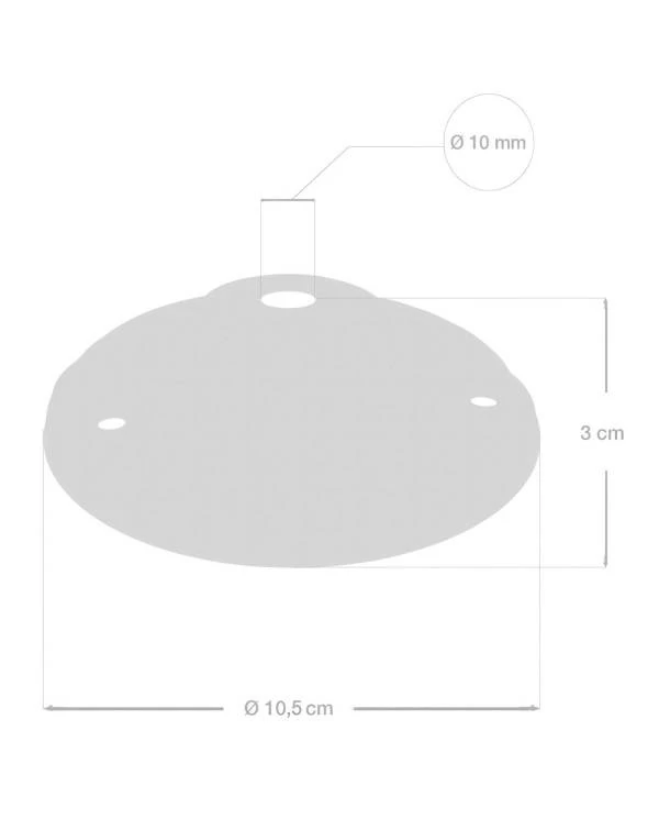 Lampenbaldachin Kit aus Porzellan