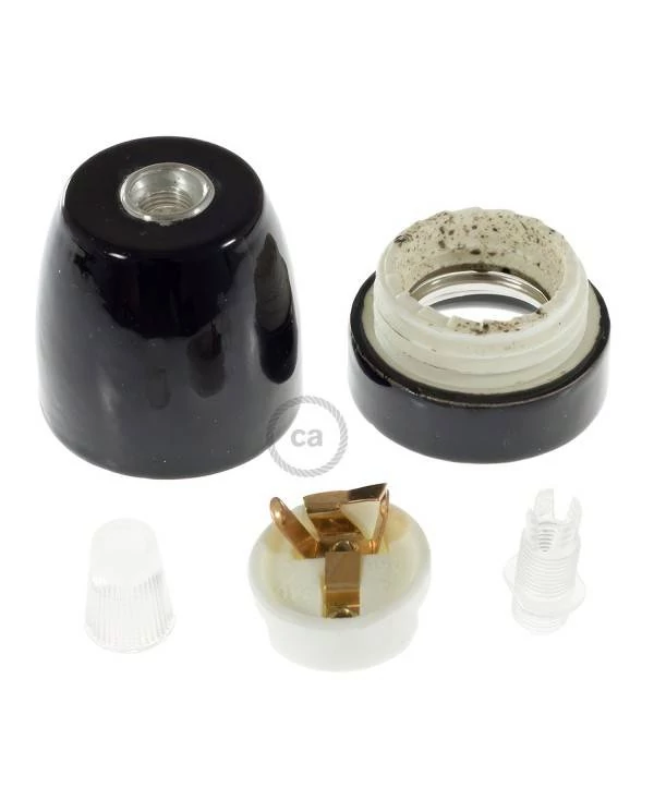 E27-Lampenfassungs-Kit aus Porzellan