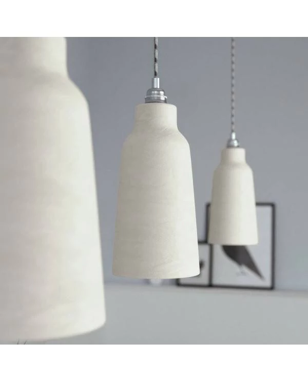 Flaschenförmiger Lampenschirm aus Keramik - Materia Kollektion - Made in Italy