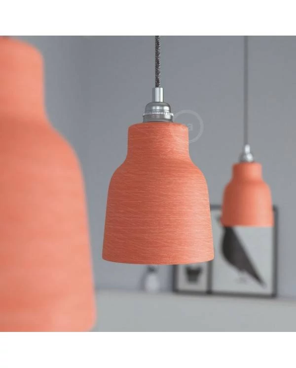 Vasenförmiger Lampenschirm aus Keramik - Materia Kollektion - Made in Italy