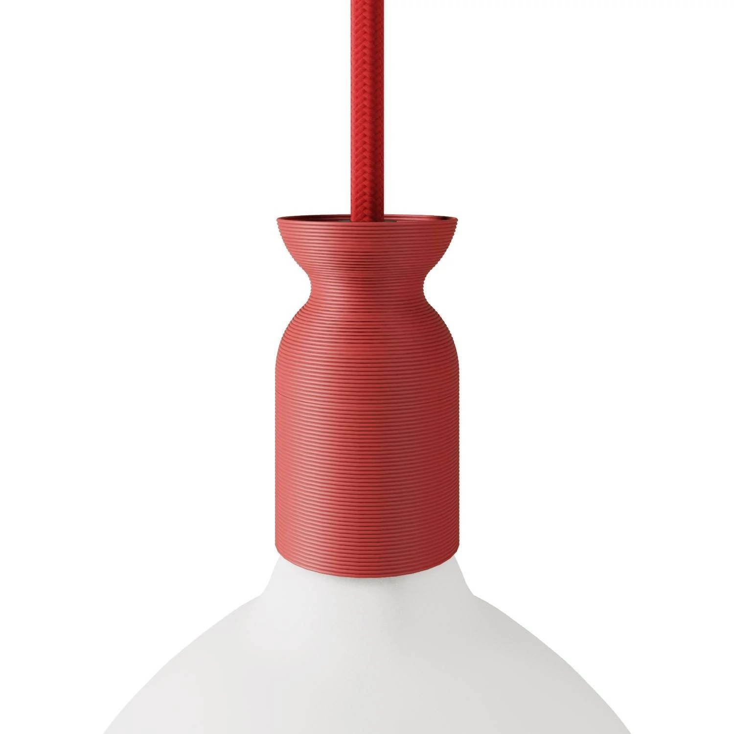 Kit E27 Lampenfassung aus recyceltem Plastik, im 3D Druckverfahren hergestellt