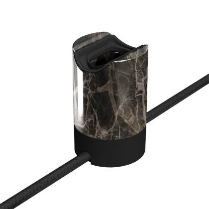 Kit Spostaluce esse14 mit S14d Lampenfassung - Brown marble-Effekt
