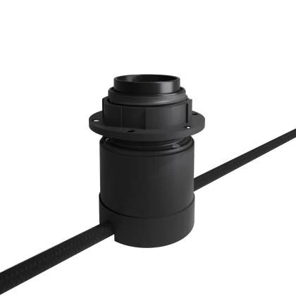 Kit Spostaluce mit E27 Lampenfassung für Lampenschirm - Schwarz