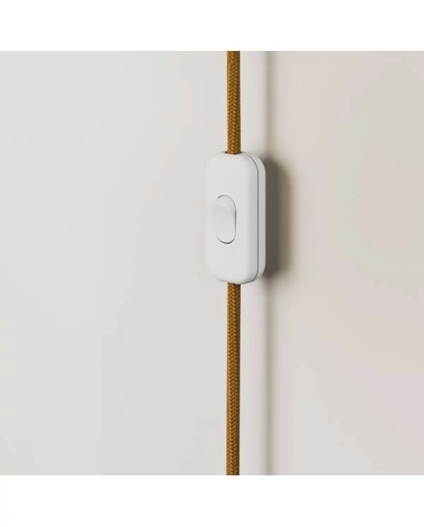 Metall Wandleuchte mit 2-poligem Stecker