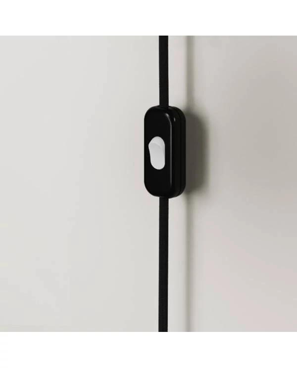 Metall Wandleuchte mit 2-poligem Stecker