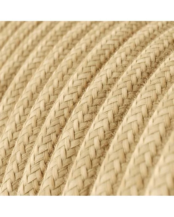 Tragbare Außenleuchte Snake mit Lampenschirm Harbour, 5 m Textilkabel, wasserdichter Lampenfassung IP65 und Stecker