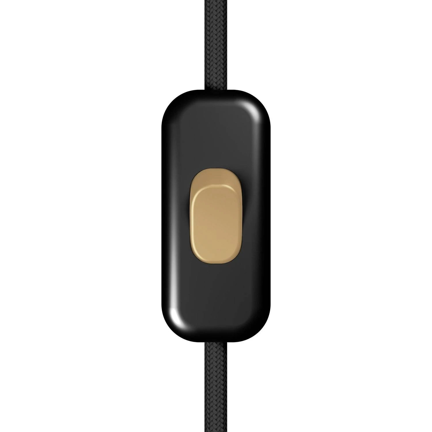 Einpoliger Zwischenschalter Creative Switch, Schwarz - Bronze