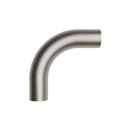 L-förmiges Verlängerungsrohr aus Metall, 5 cm lang - Titan satiniert