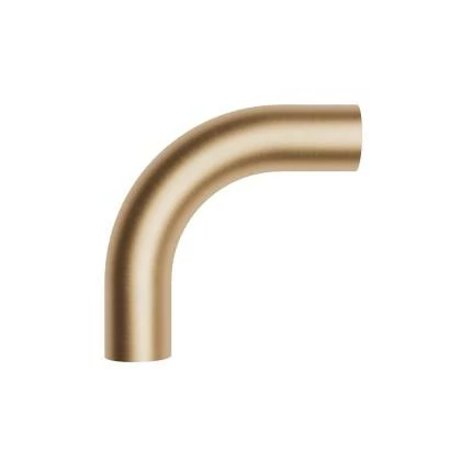 L-förmiges Verlängerungsrohr aus Metall, 5 cm lang - Bronze satiniert