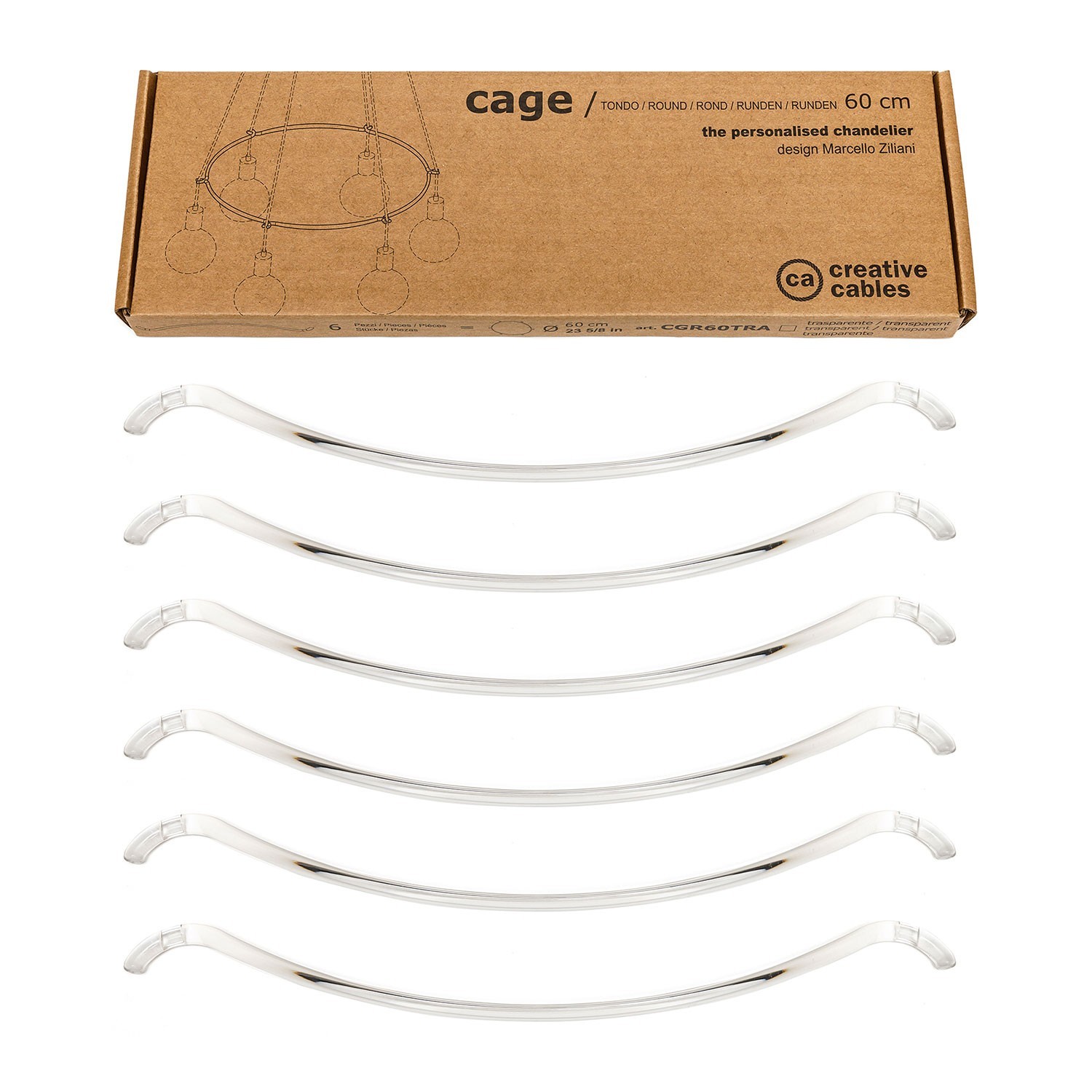 Cage Kreisform - Struktur für Deckenleuchten